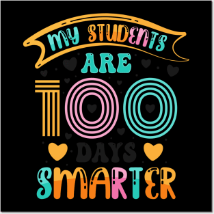 "My Students Are 100 Days Smarter! 🎉📚" Posters and Art
